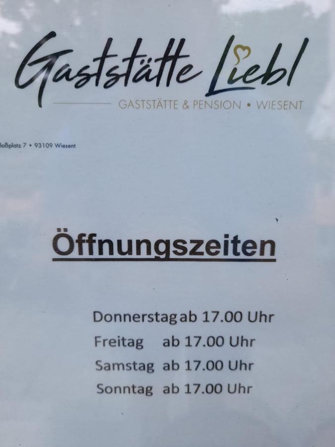 Gaststaette Liebl 호텔 Wiesent 외부 사진